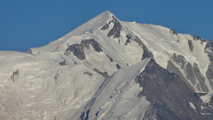 52 - Le Mont-Blanc vu du chalet