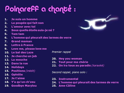14 - michel polnareff - bercy mars 2007